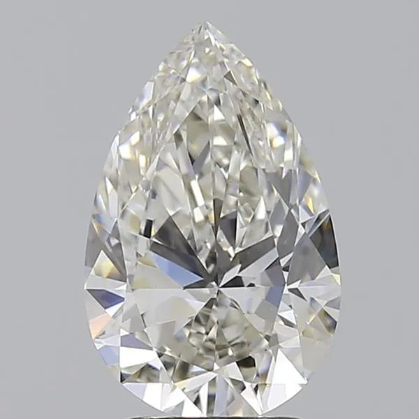 2.70ct Pear Lab Grown Diamond (Colour F, Clarity VVS2, IGI Certified)