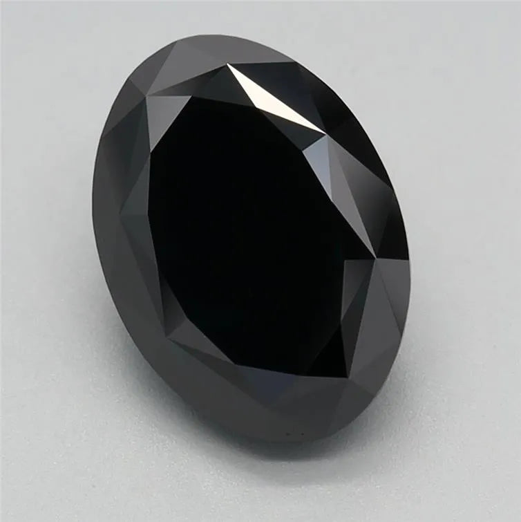 2.71ct Oval Lab Grown Diamond (Colour Fancy Black, Clarity VVS2, IGI Certified)