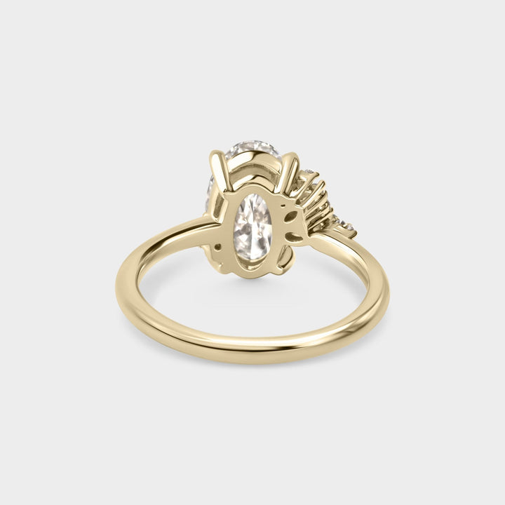 2.04ct Asymmetrical Cluster of Lab Diamond - Laher - 