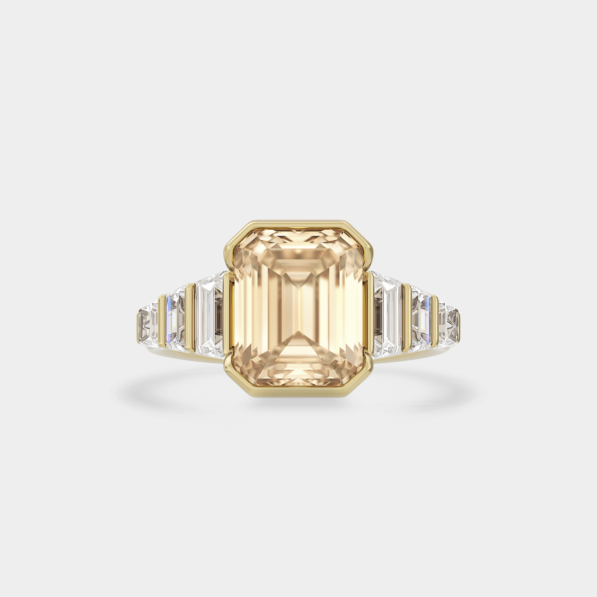 Art Deco Half Bezel w/ Trapezoid