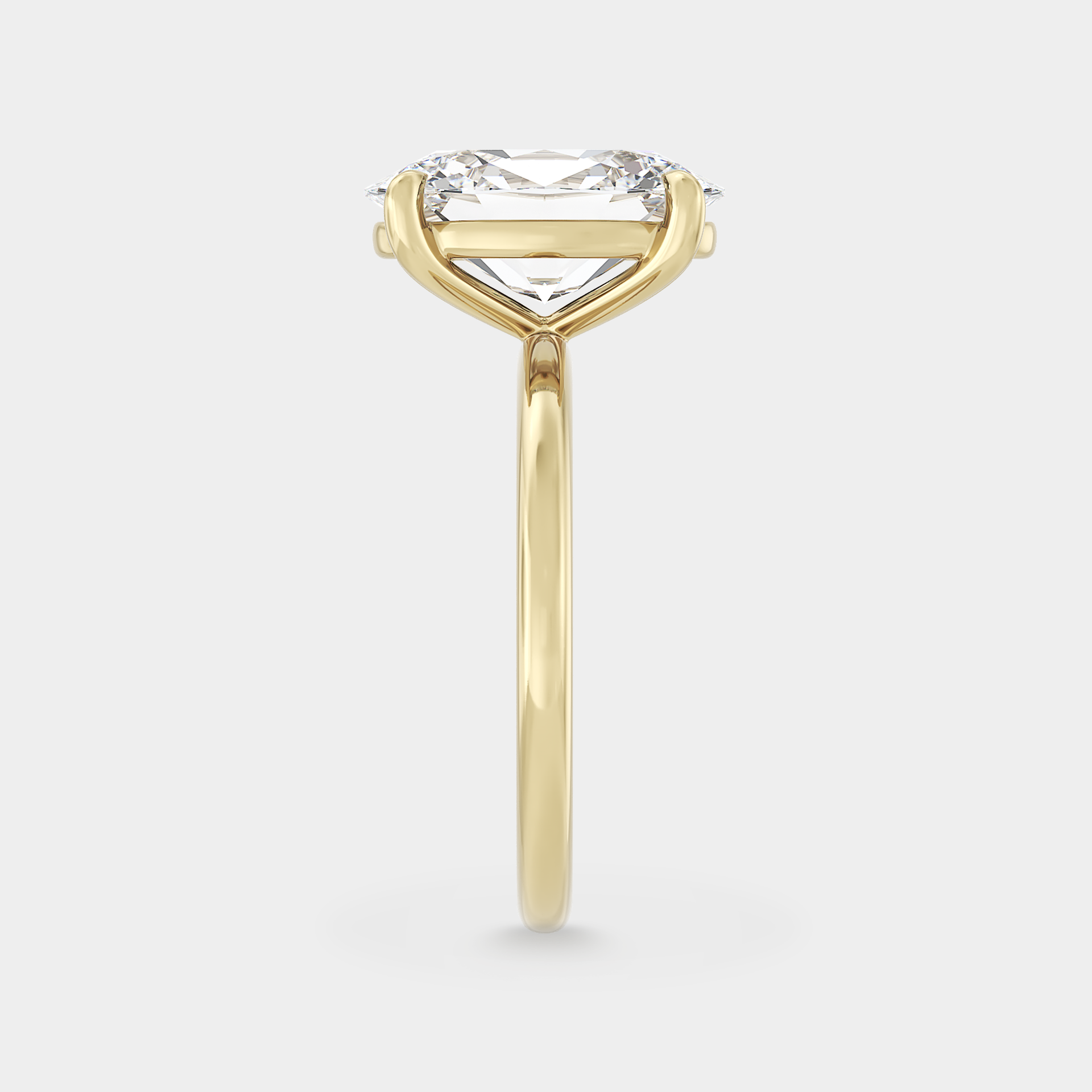 Solitaire of Oval Sapphire