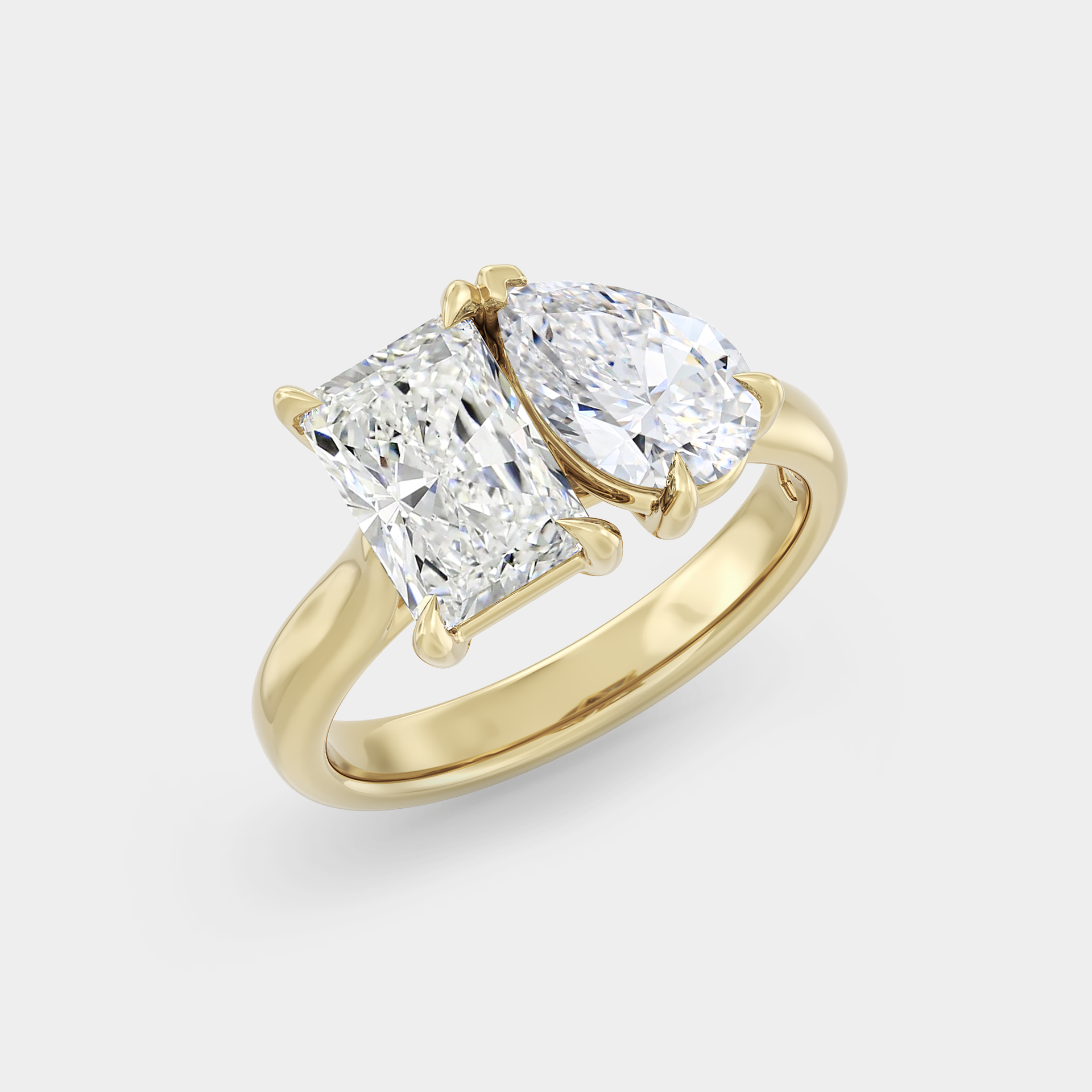 Toi Et Moi | Lab Grown Pear & Radiant