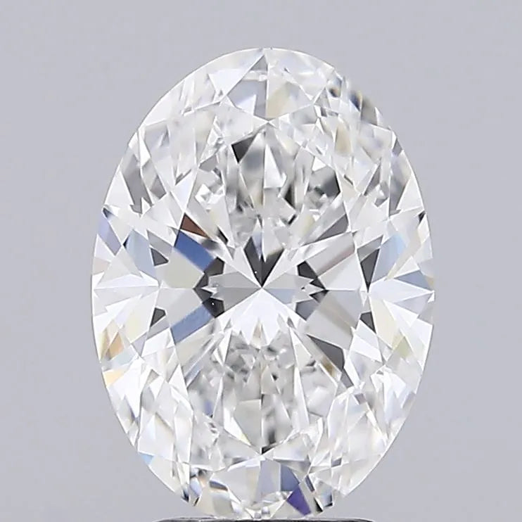 3.00ct Oval Lab Grown Diamond (Colour F, Clarity VVS2, IGI Certified)