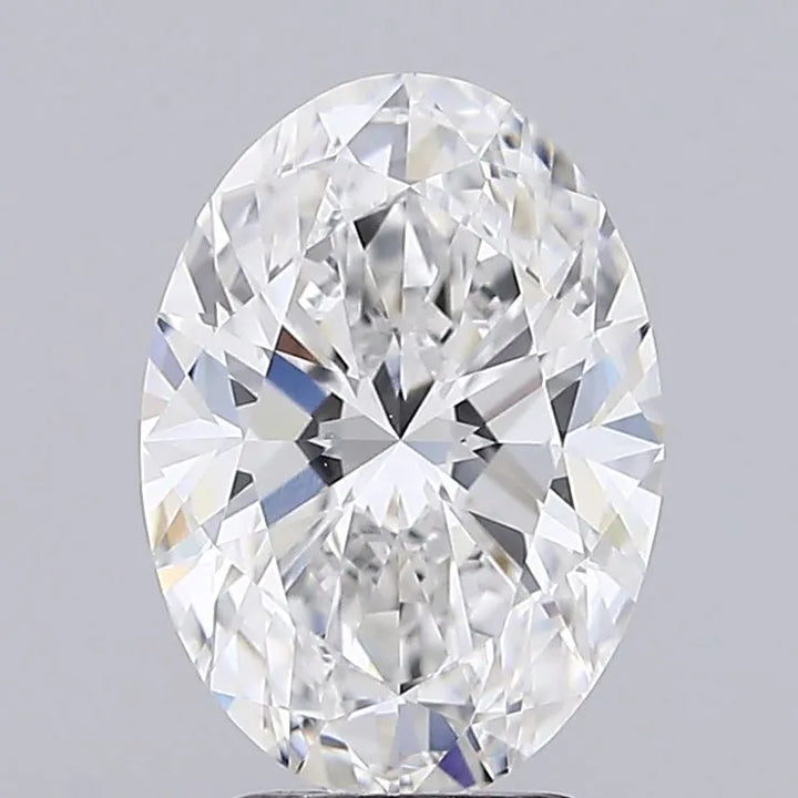 3.00ct Oval Lab Grown Diamond (Colour F, Clarity VVS2, IGI Certified)