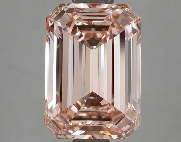 3.01ct Emerald Lab Grown Diamond (Colour Fancy Intense Pink, Clarity VS1, IGI Certified)
