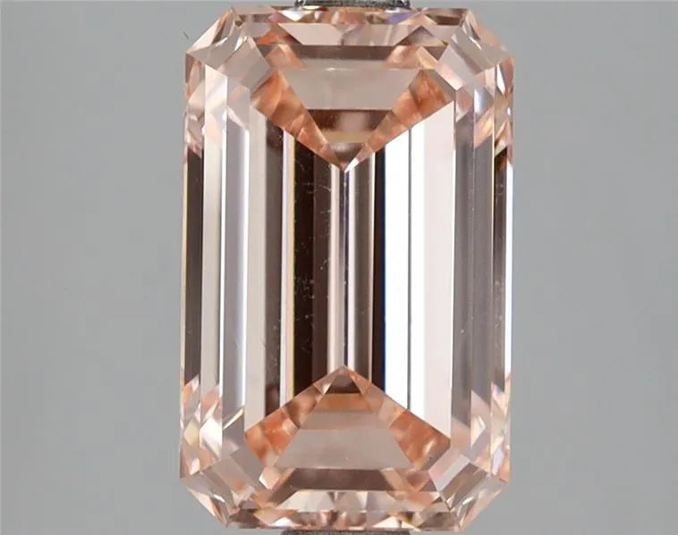 3.02ct Emerald Lab Grown Diamond (Colour Fancy Intense Pink, Clarity VVS2, IGI Certified)