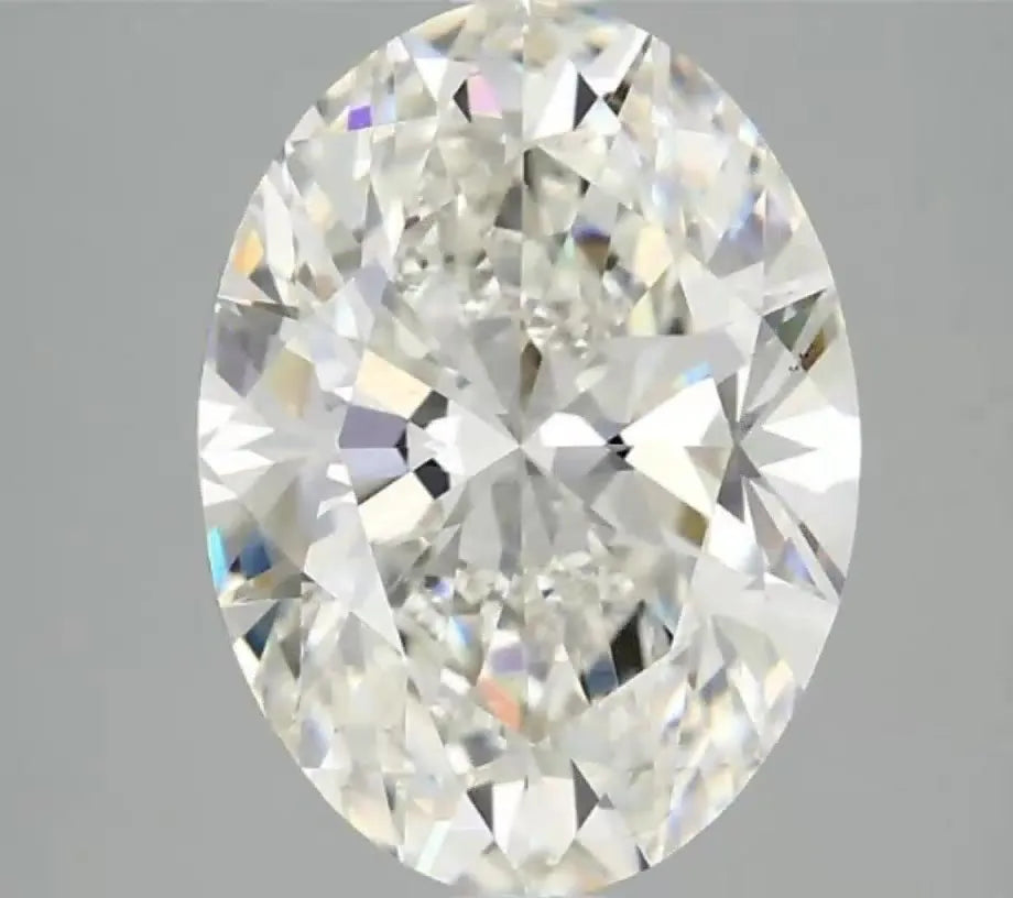3.09ct Oval Lab Grown Diamond (Colour F, Clarity VS2, IGI Certified)