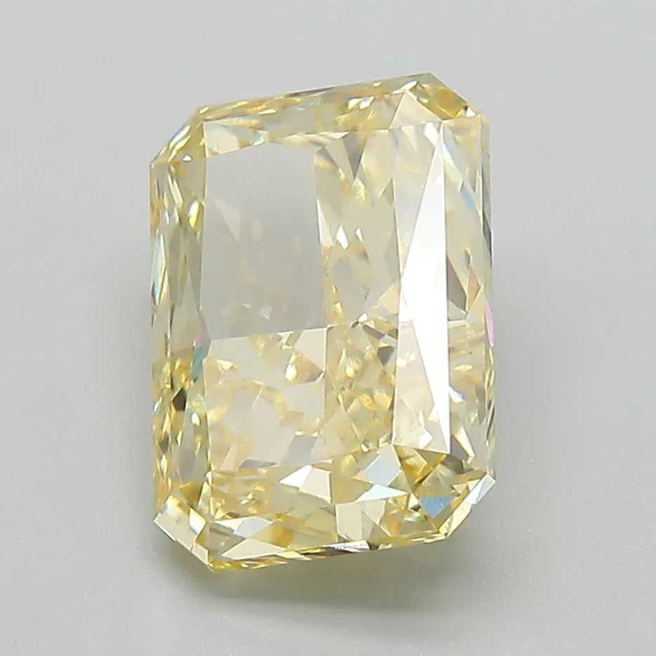 3.23ct Radiant Lab Grown Diamond (Colour Fancy Intense Yellow, Clarity VVS2, IGI Certified)