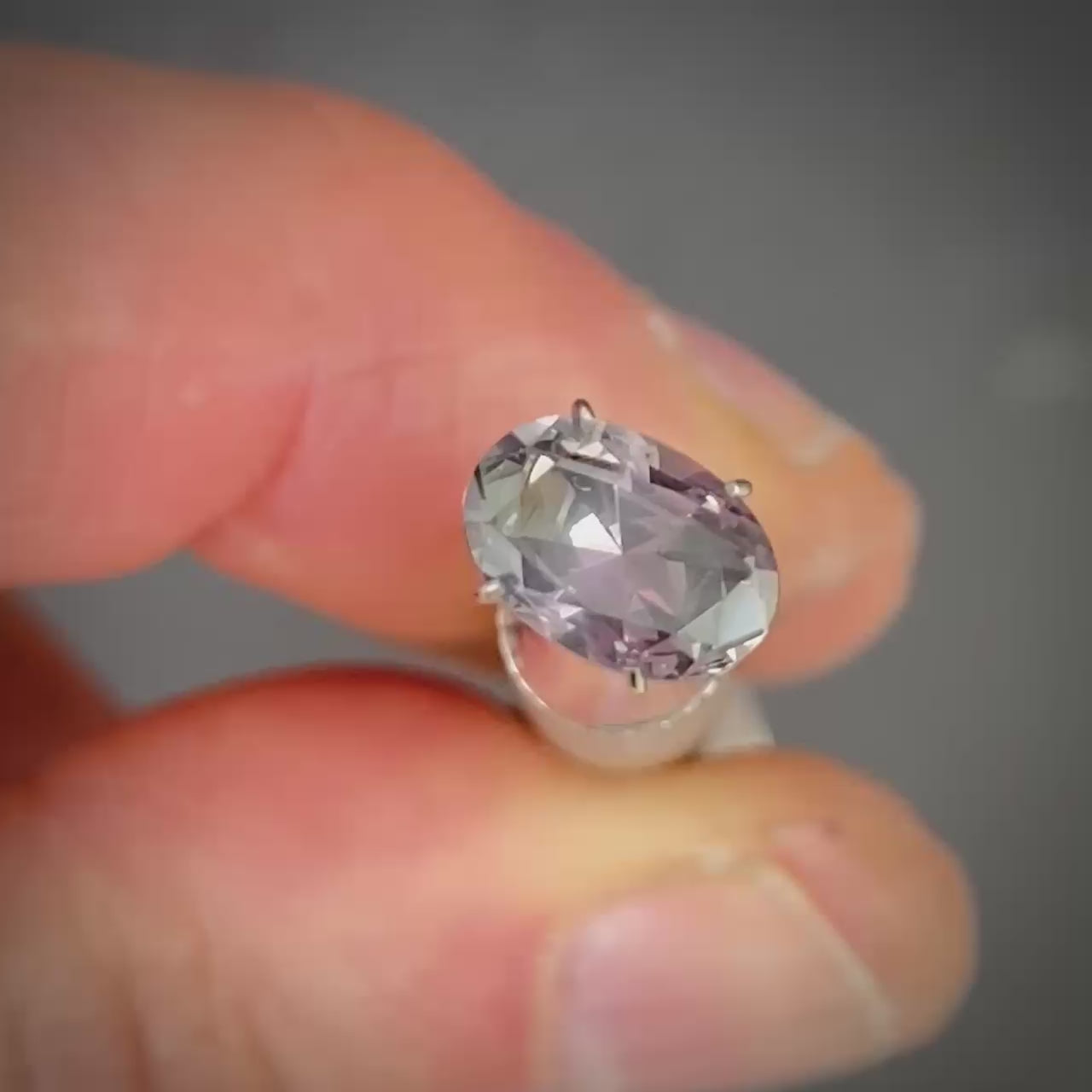 1.66ct Oval Purple Sapphire