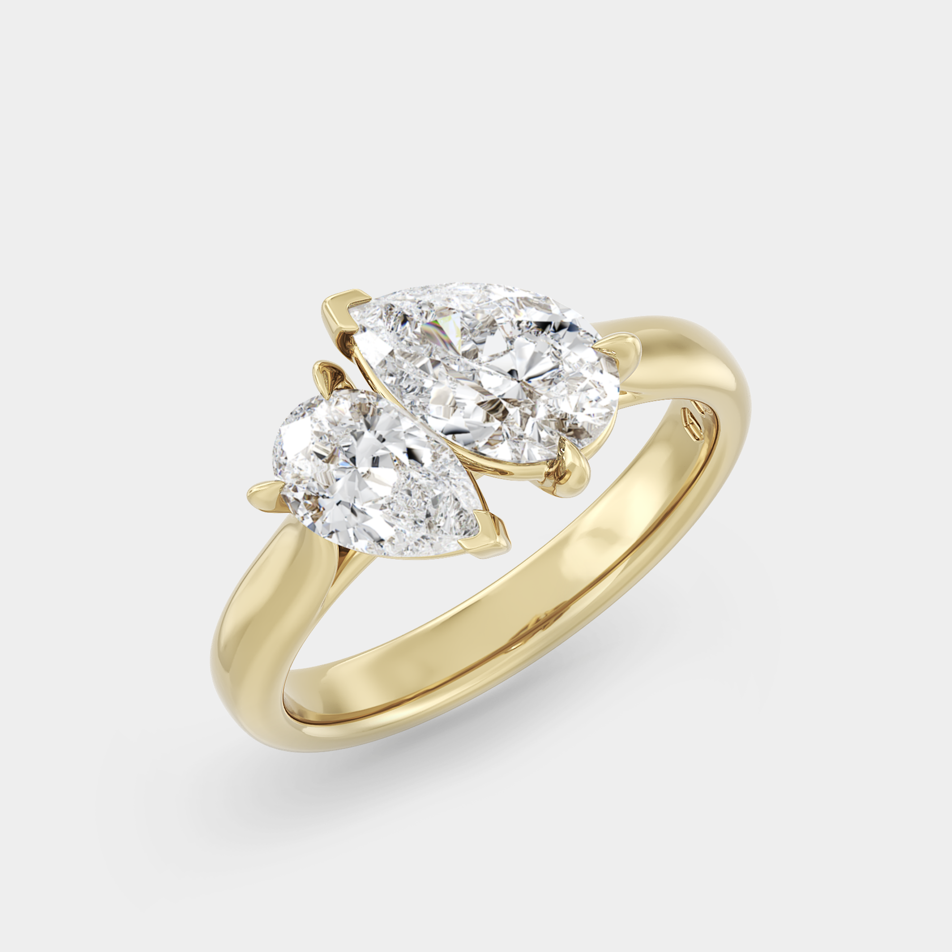 Toi Et Moi | Lab Grown Pear & Pear