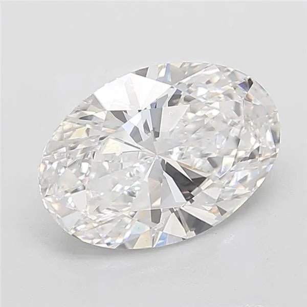 4.10ct Oval Lab Grown Diamond (Colour D, Clarity VS2, IGI Certified)
