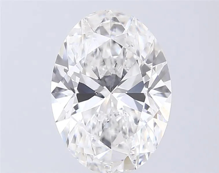 4.10ct Oval Lab Grown Diamond (Colour D, Clarity VS2, IGI Certified)