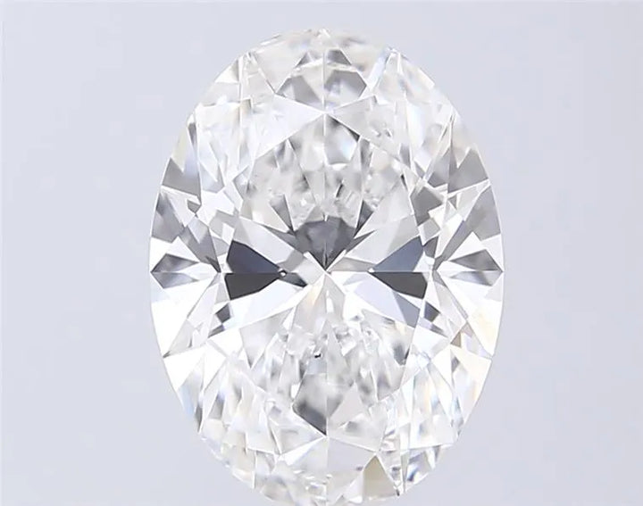 4.10ct Oval Lab Grown Diamond (Colour D, Clarity VS2, IGI Certified)