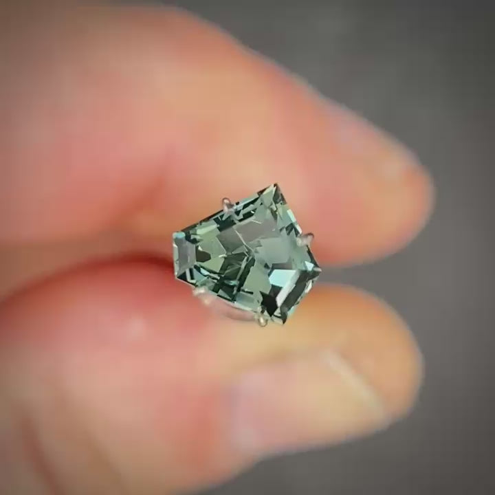 1.33ct Freeform Blue Sapphire