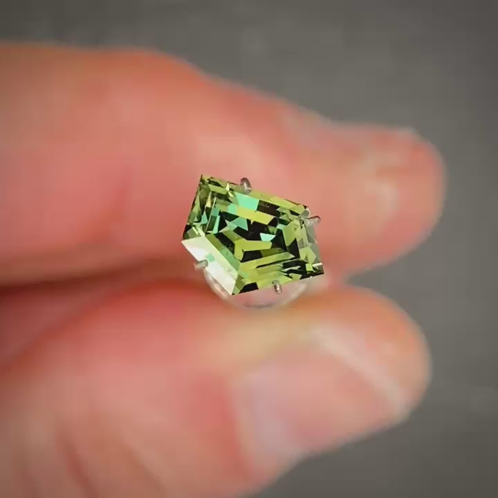 1.59ct Freeform Green Sapphire