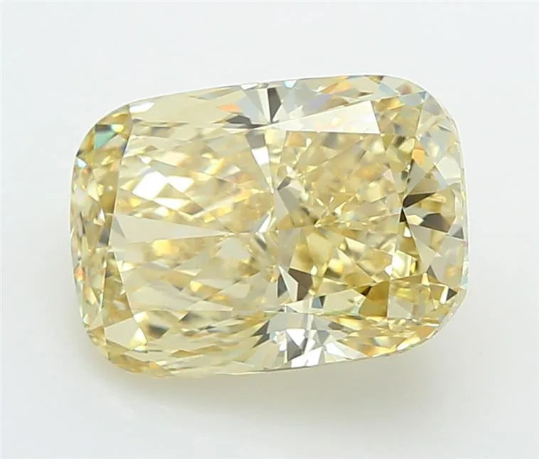 5.05ct Cushion modified Lab Grown Diamond (Colour Fancy Intense Yellow, Clarity VVS2, IGI Certified)