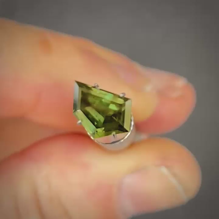 1.60ct Freeform Green Sapphire