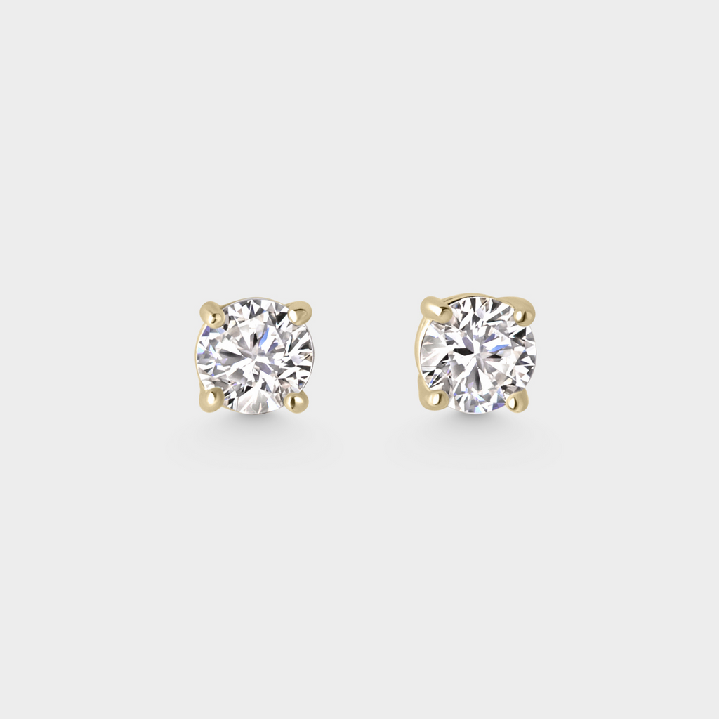 Round Brilliant Studs