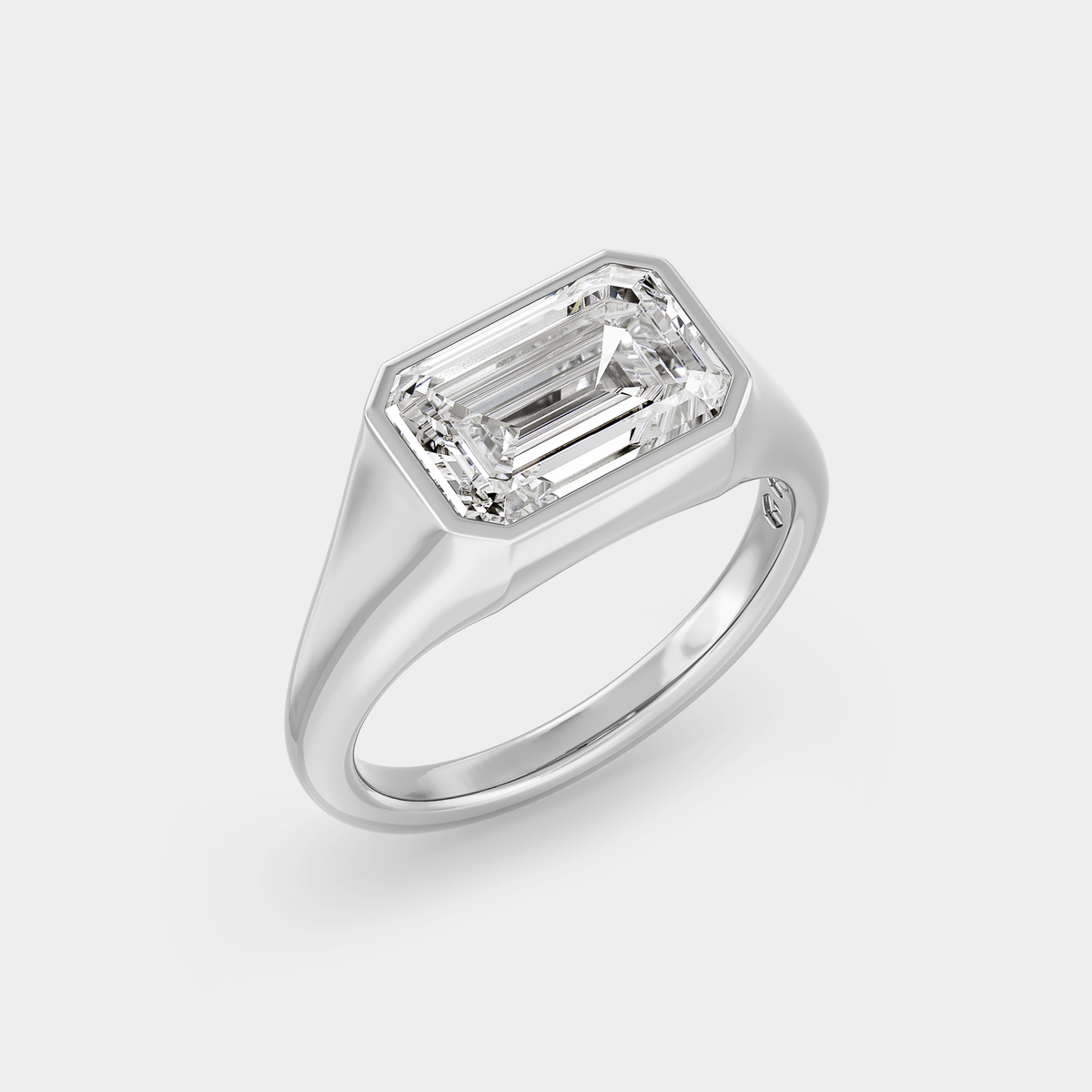 East West Emerald, Bezel Solid Form