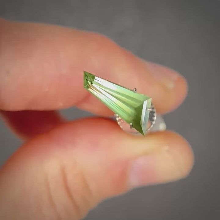 1.85ct Freeform Green Sapphire