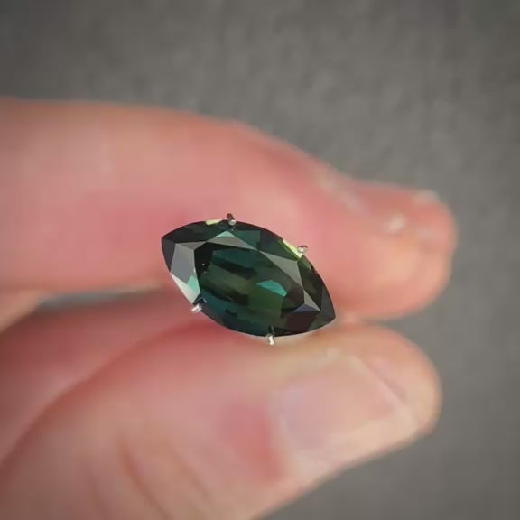 3.24ct Marquise Blue Sapphire
