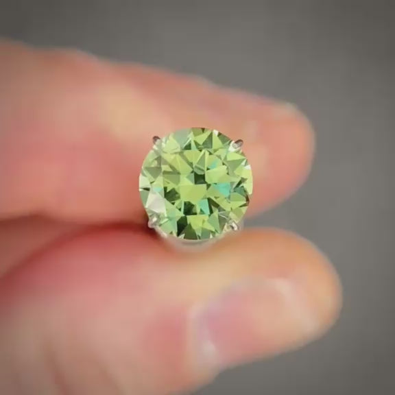 1.84ct Round Green Sapphire