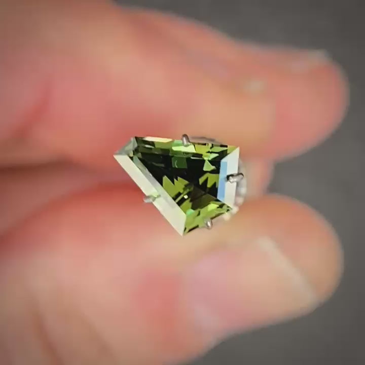 1.31ct Freeform Green Sapphire