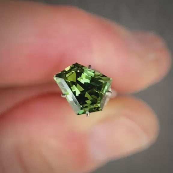 1.86ct Freeform Green Sapphire