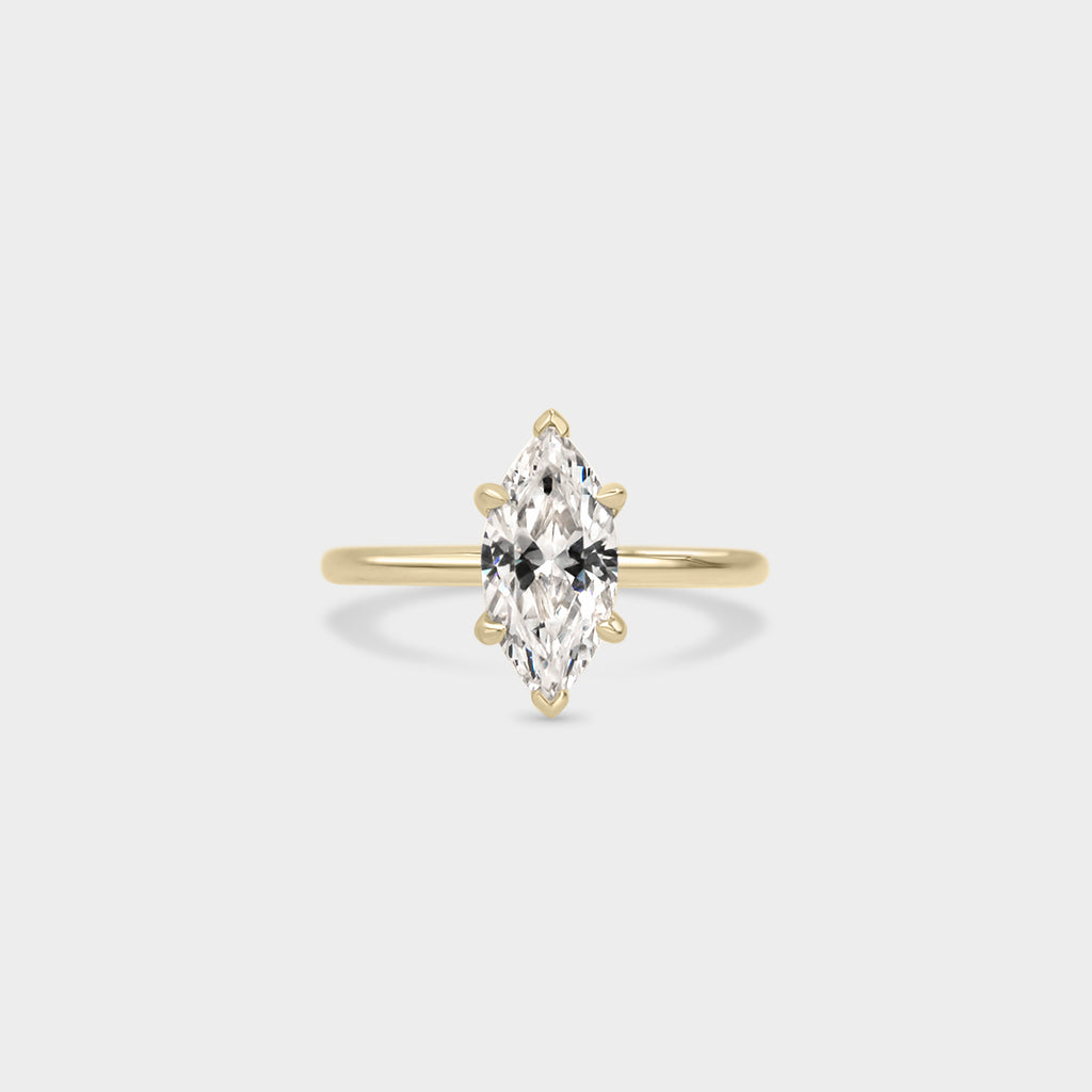 Solitaire of Marquise Diamond