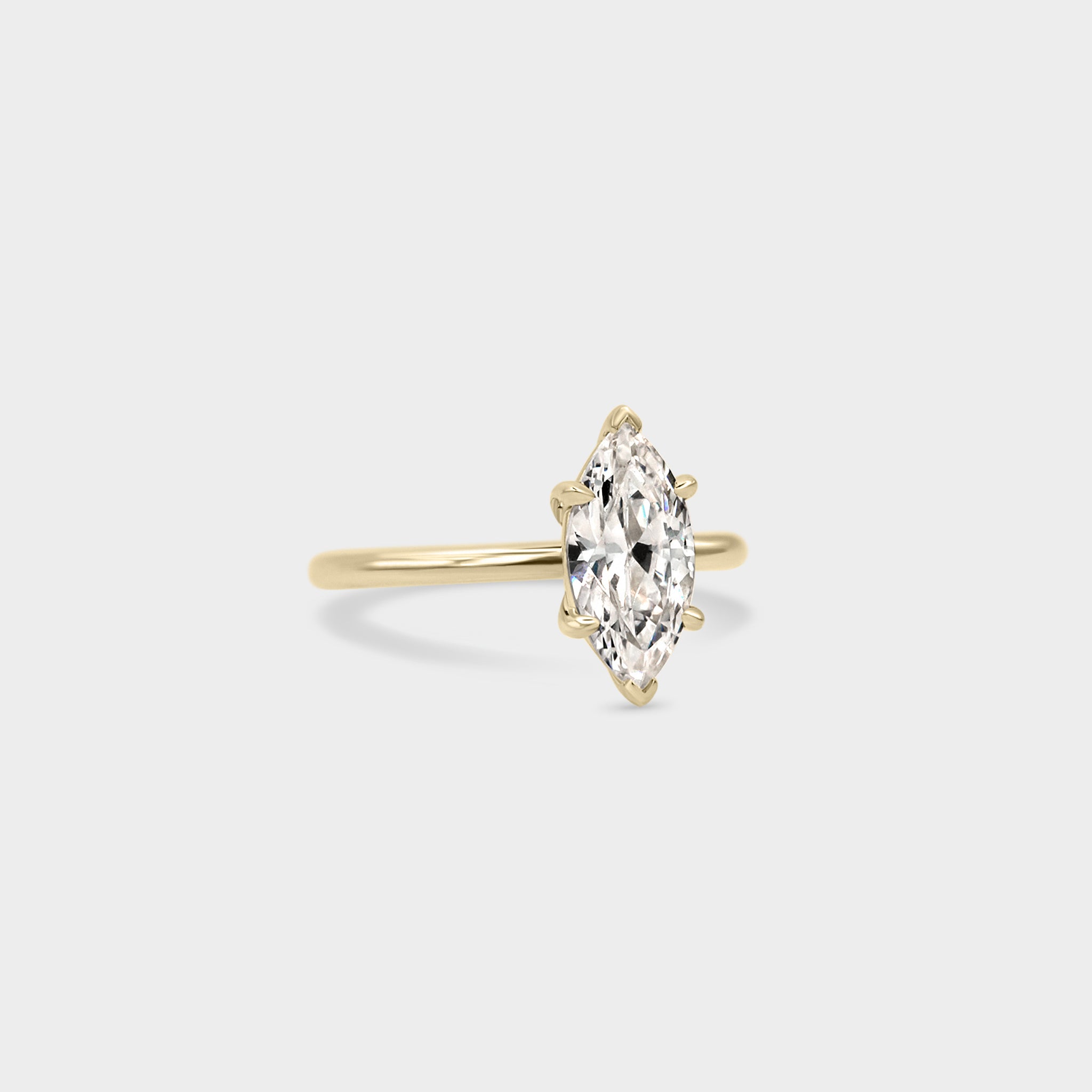 Solitaire of Marquise Diamond