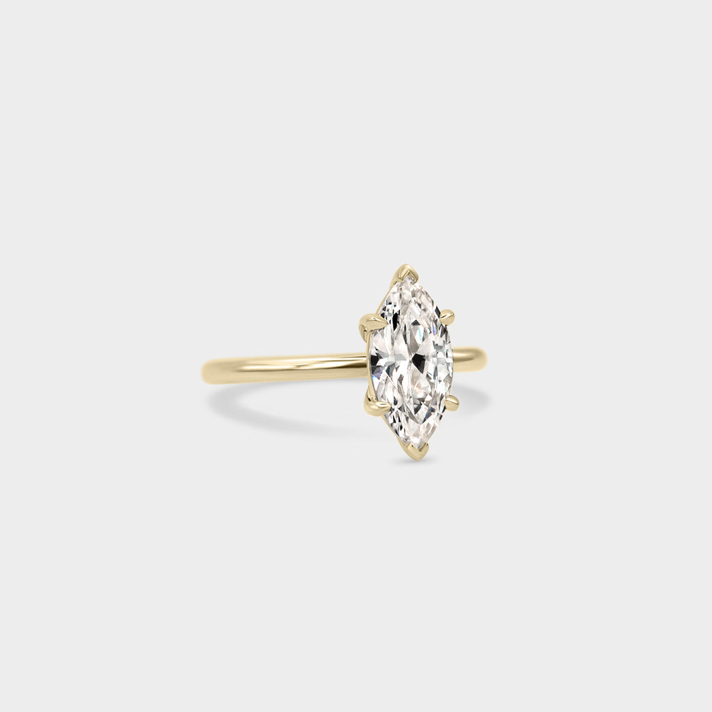 Solitaire of Marquise Diamond