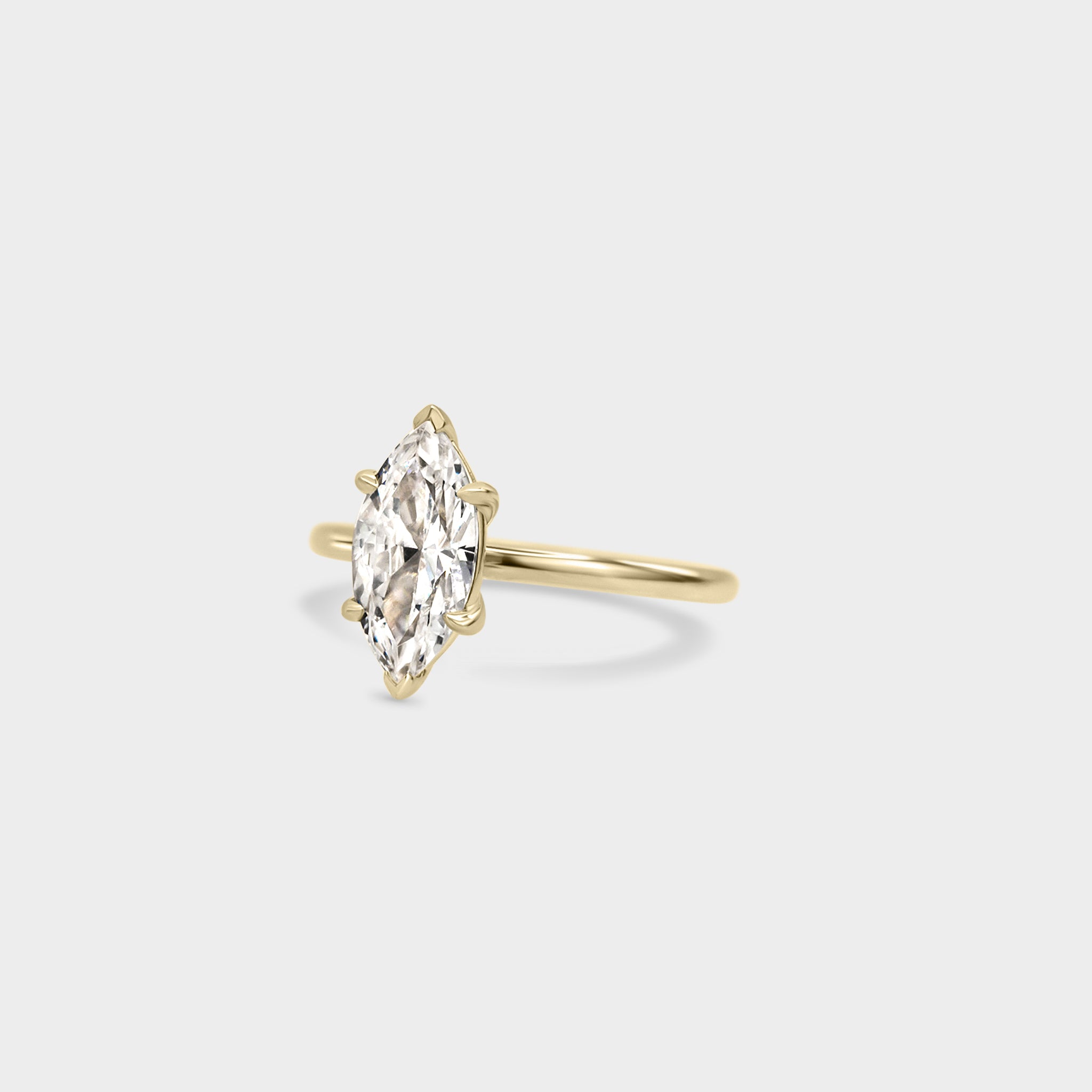 Solitaire of Marquise Diamond