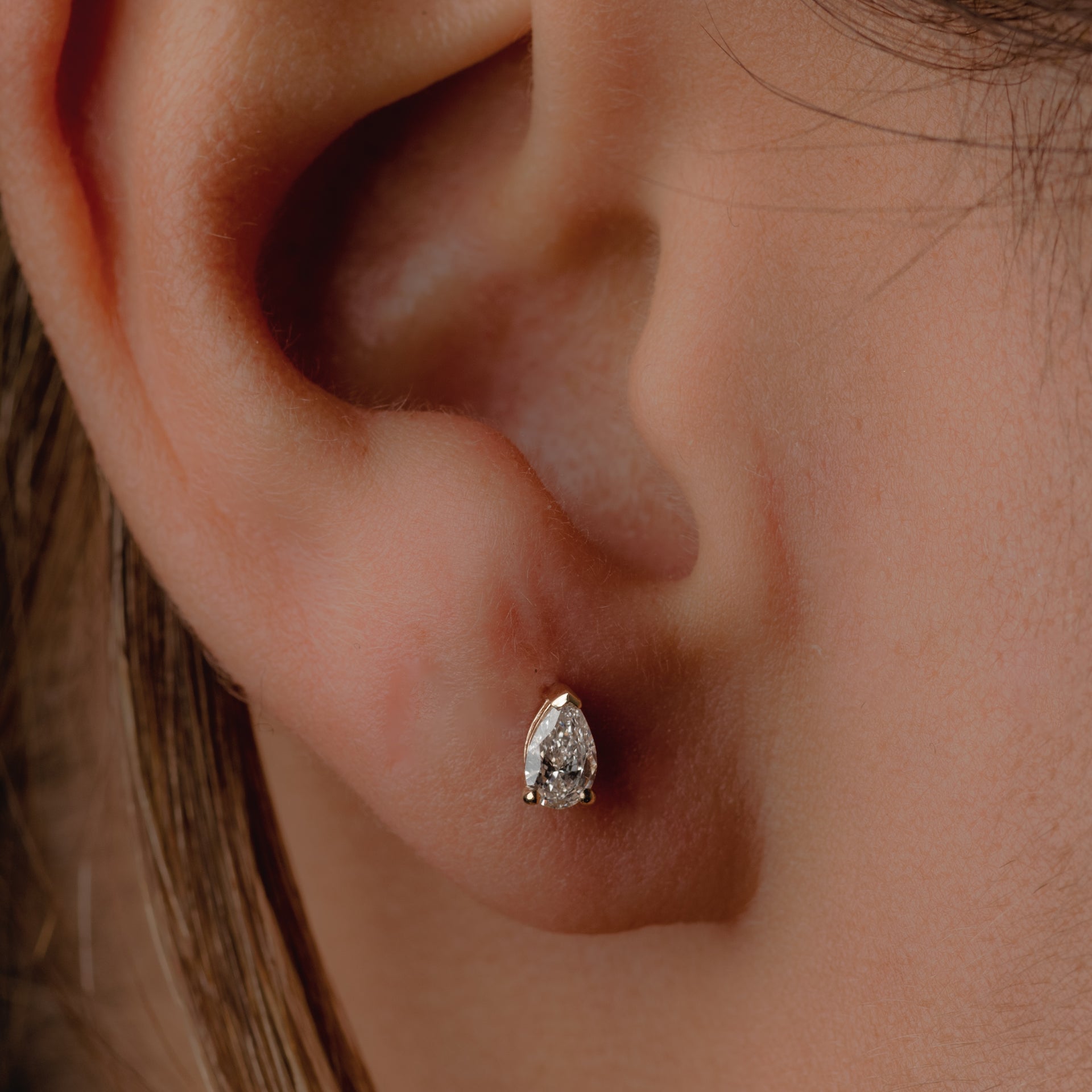 Pear Studs