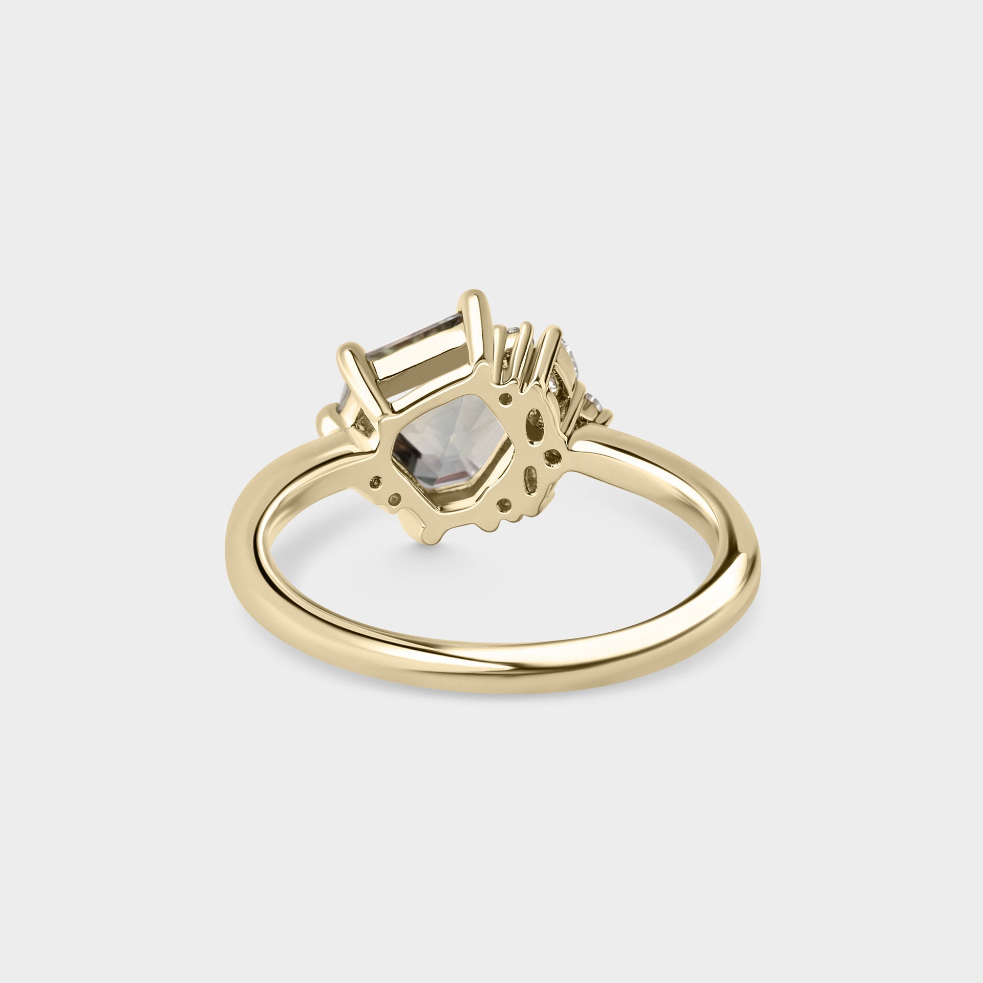 1.70ct Irregular Cluster of Sapphire & Diamond