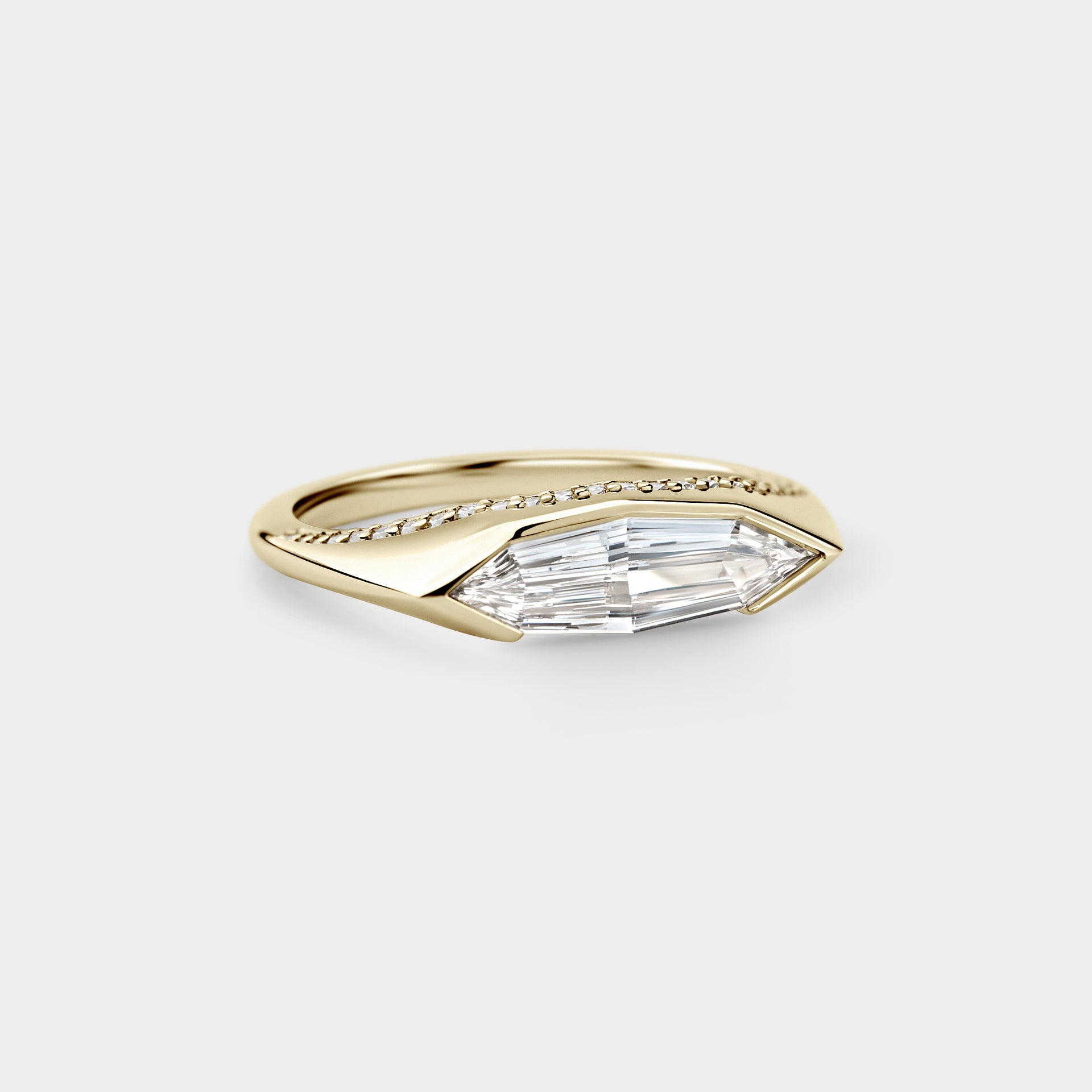 1.48ct 3/4 Bezel of Step Cut Marquise