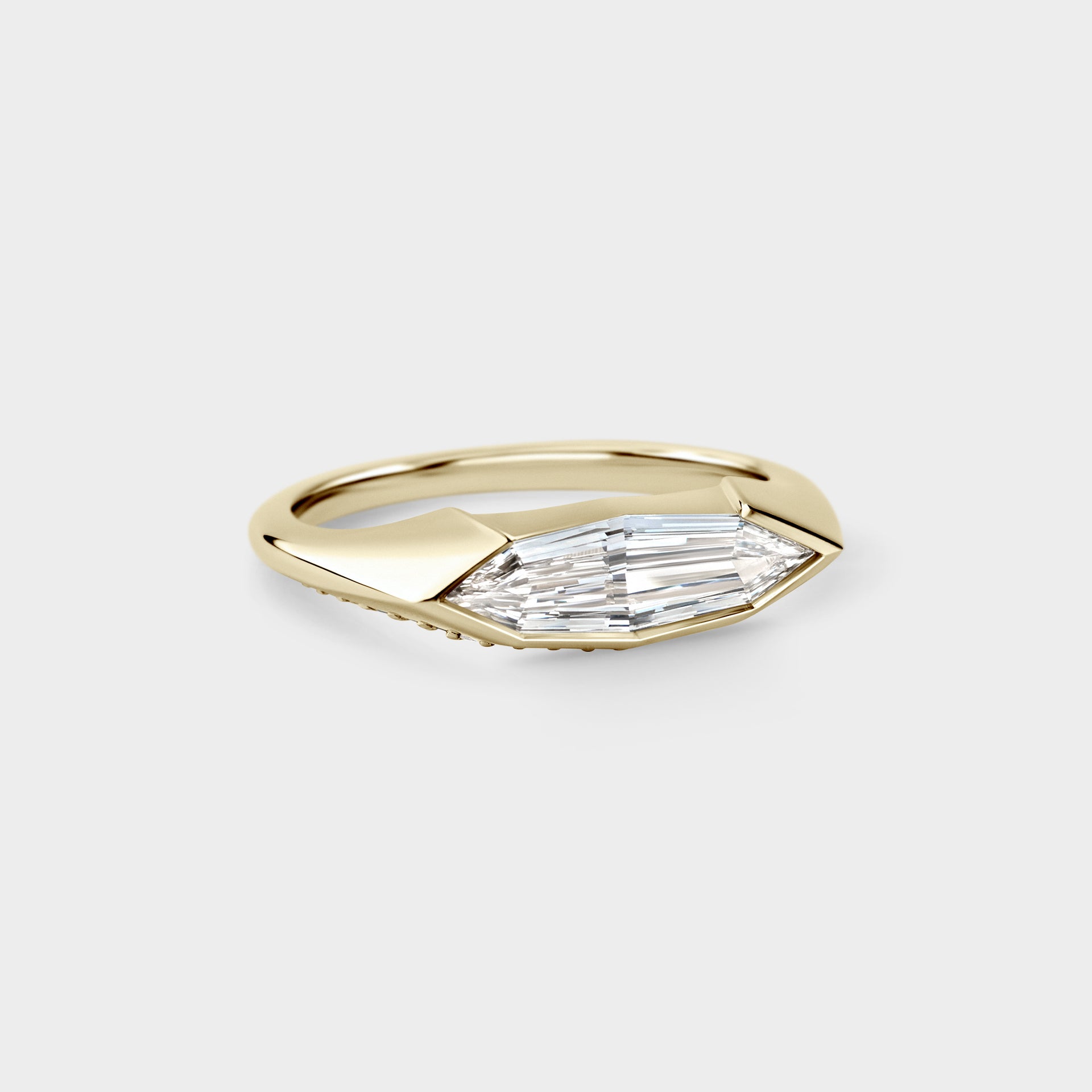 1.48ct 3/4 Bezel of Step Cut Marquise