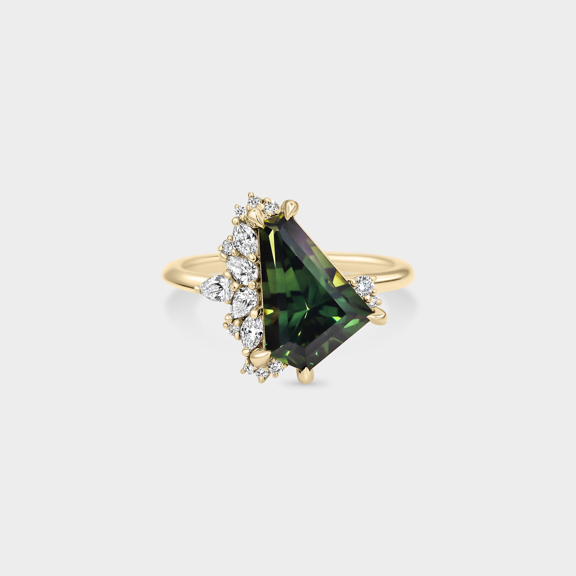 3.51ct Irregular Cluster of Sapphire