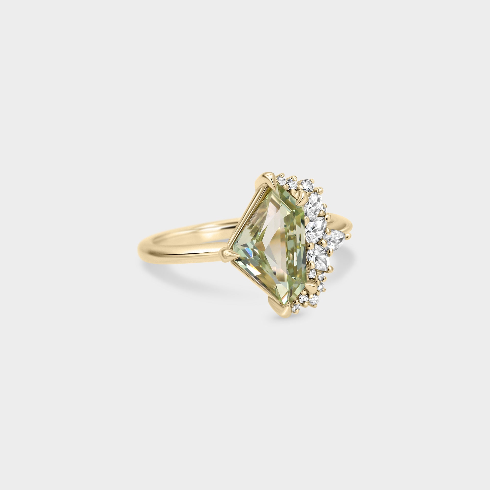 2.01ct Irregular Cluster of Sapphire