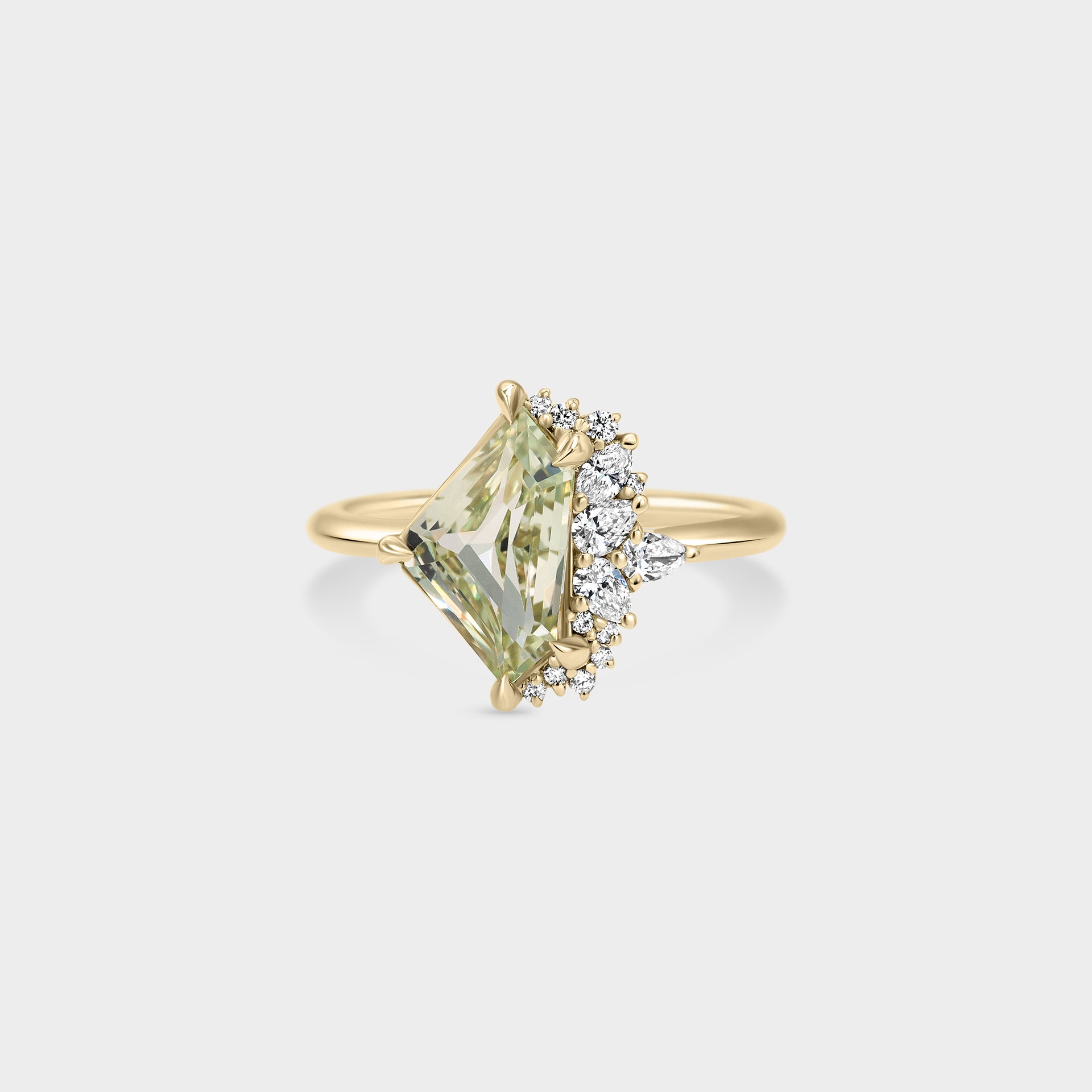 2.01ct Irregular Cluster of Sapphire