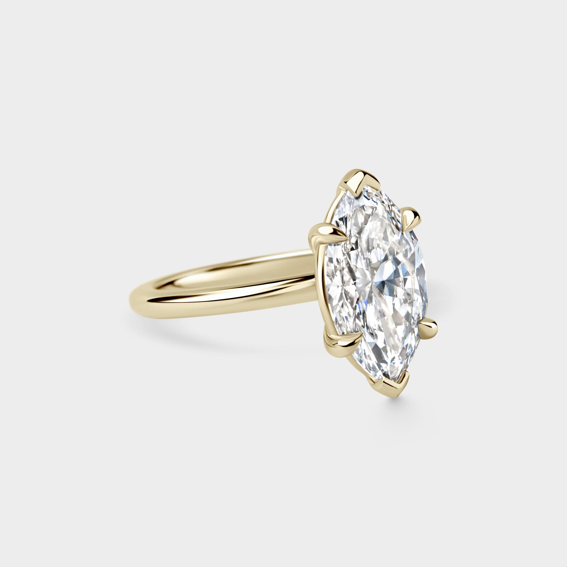 3.06ct Solitaire of Lab Grown Marquise