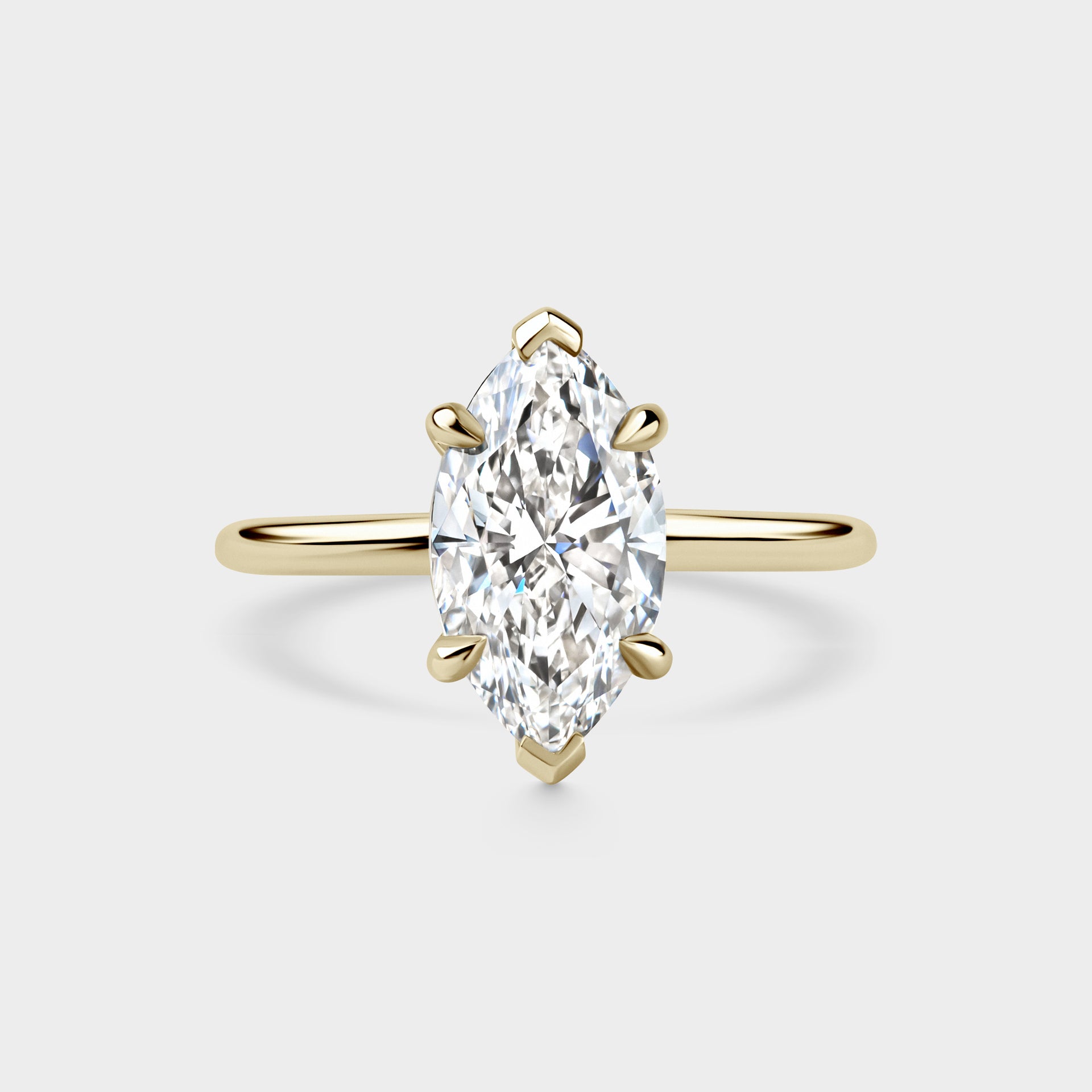 3.06ct Solitaire of Lab Grown Marquise