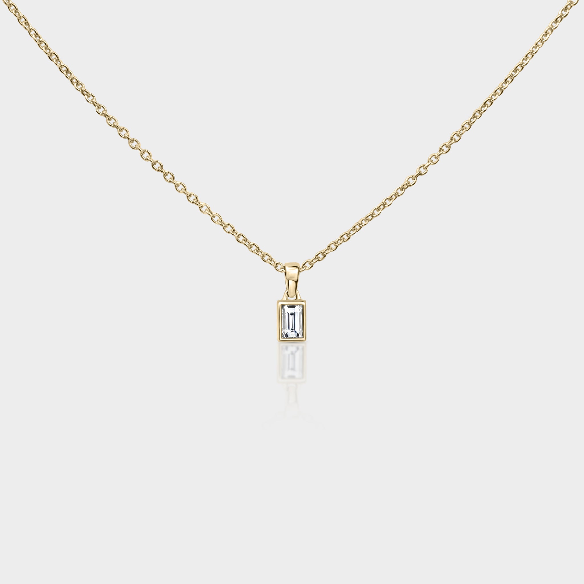 Fine Baguette Pendant