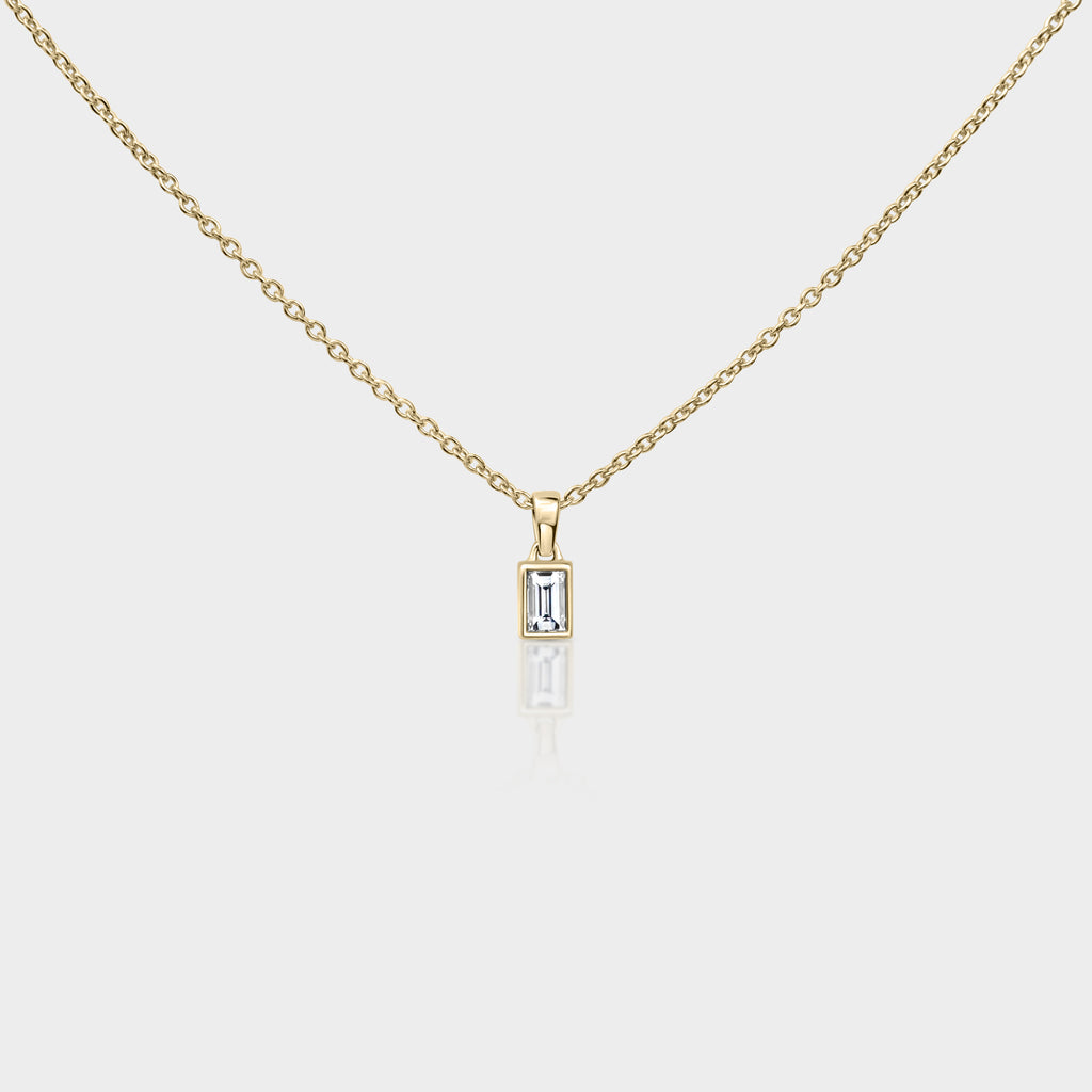 Fine Baguette Pendant