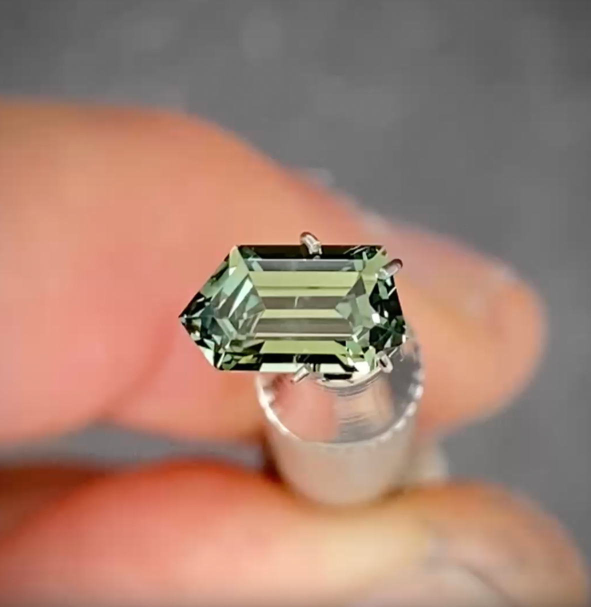 1.54ct Freeform Green Sapphire