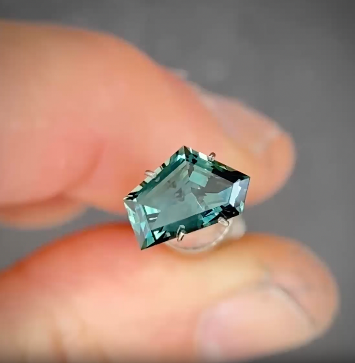 1.81ct Freeform Blue Sapphire