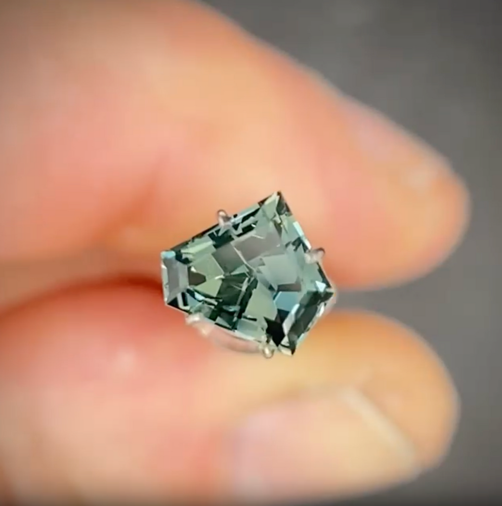 1.33ct Freeform Blue Sapphire
