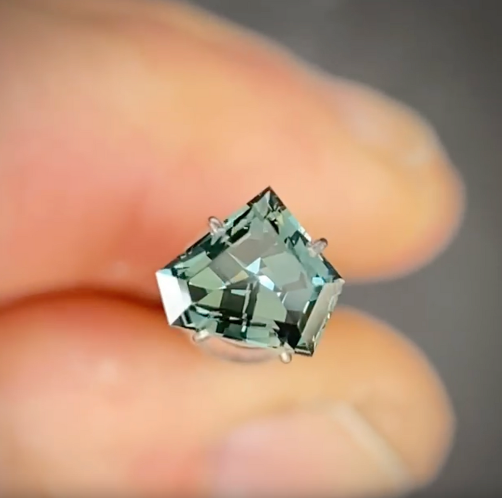 1.33ct Freeform Blue Sapphire