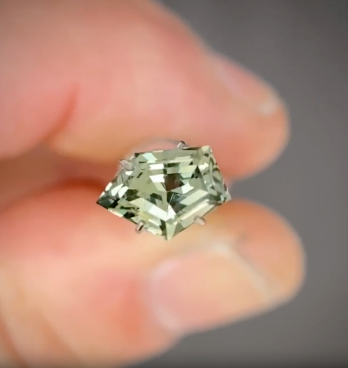1.35ct Freeform Green Sapphire