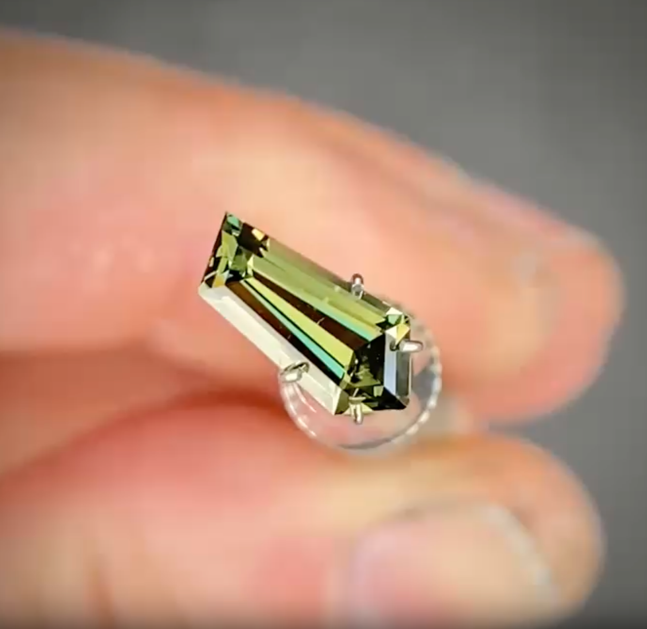 1.51ct Freeform Green Sapphire