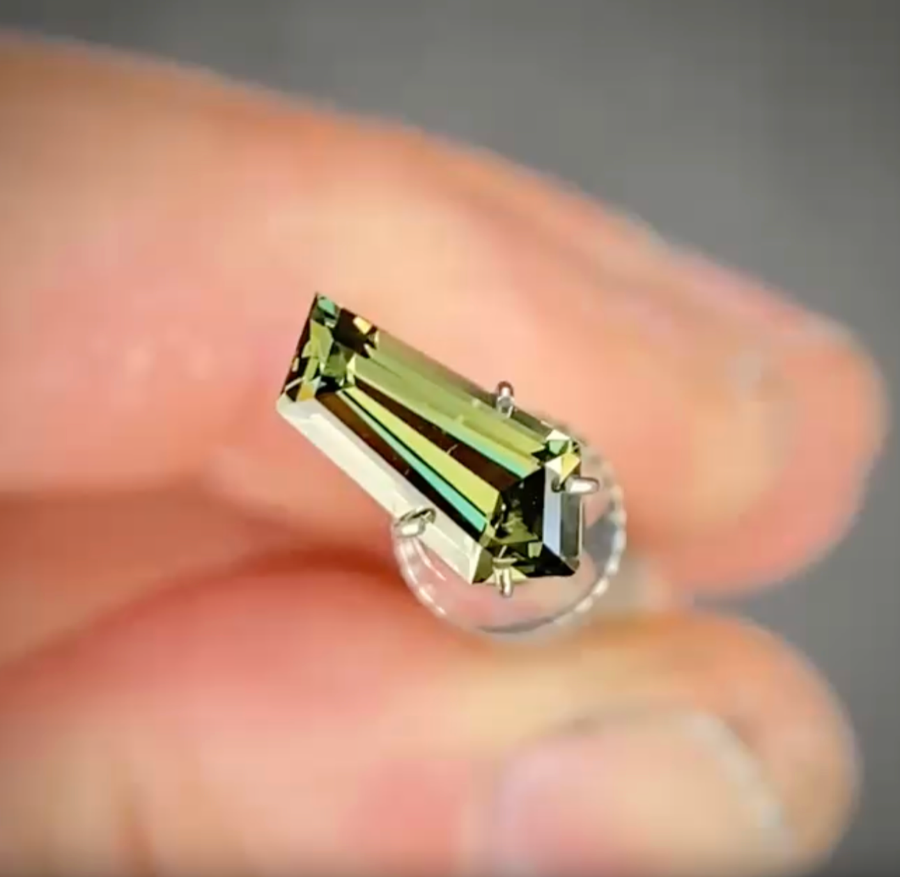 1.51ct Freeform Green Sapphire